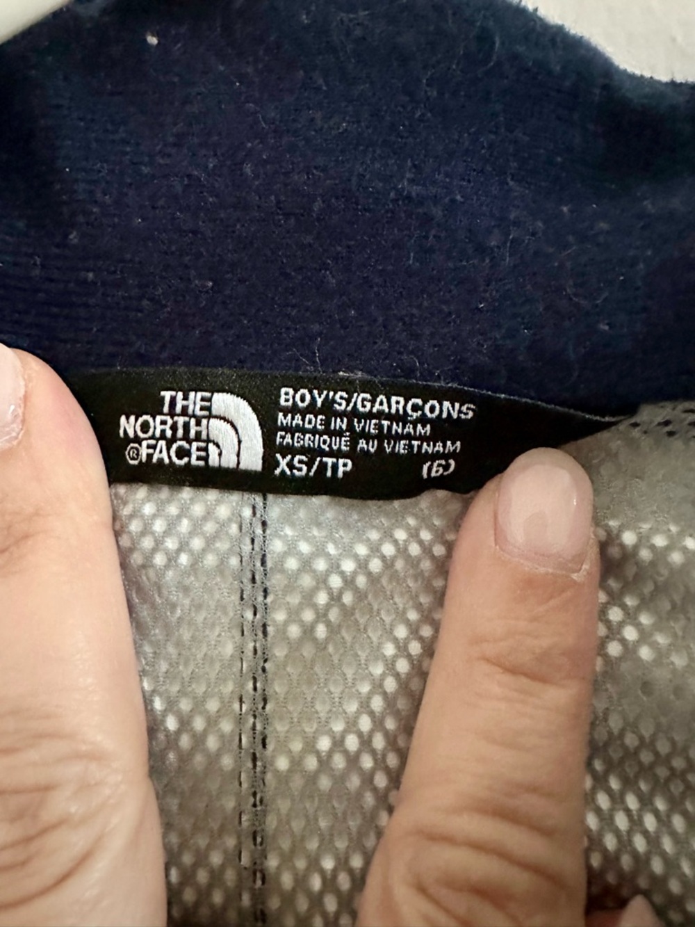 The North Face Kids Blue Hooded Rain Jacket XS - Picture 4 of 8